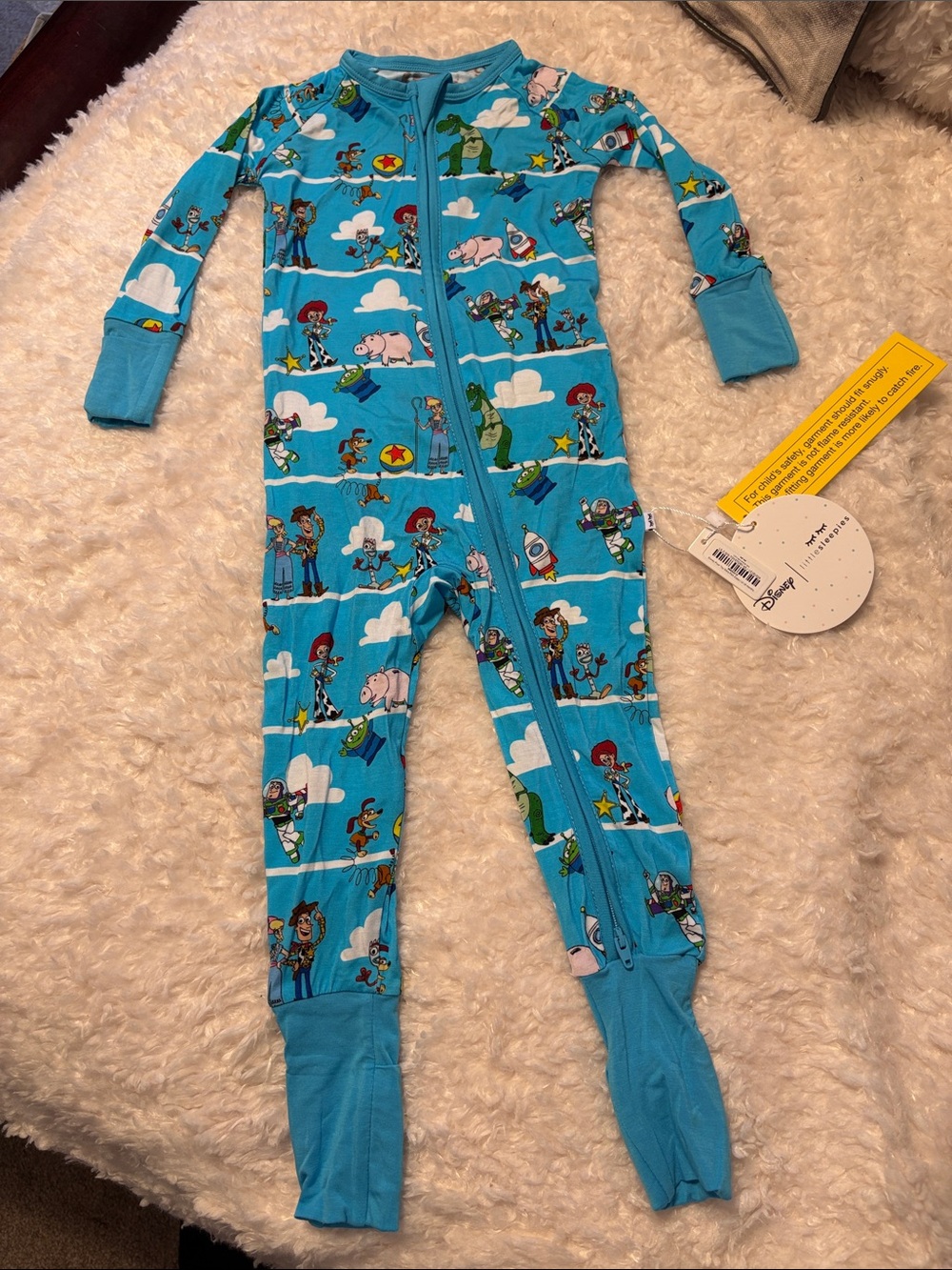 Little Sleepies Disney Toy Story zippy New With Tags 12-18M